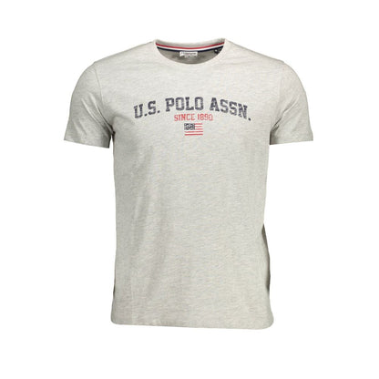 U.S. POLO ASSN. Gray Cotton Men's T-Shirt