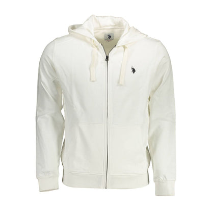 US POLO ASSN. White Cotton Men's Sweater
