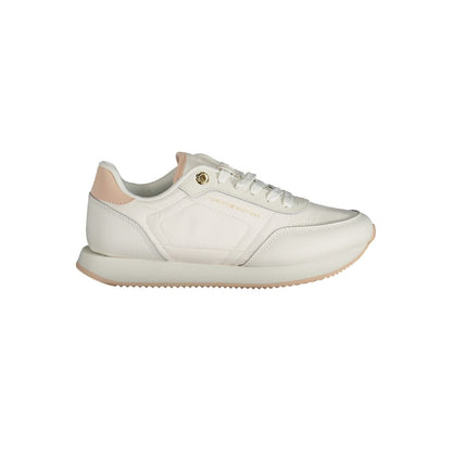 Tommy Hilfiger White Polyester Sneakers