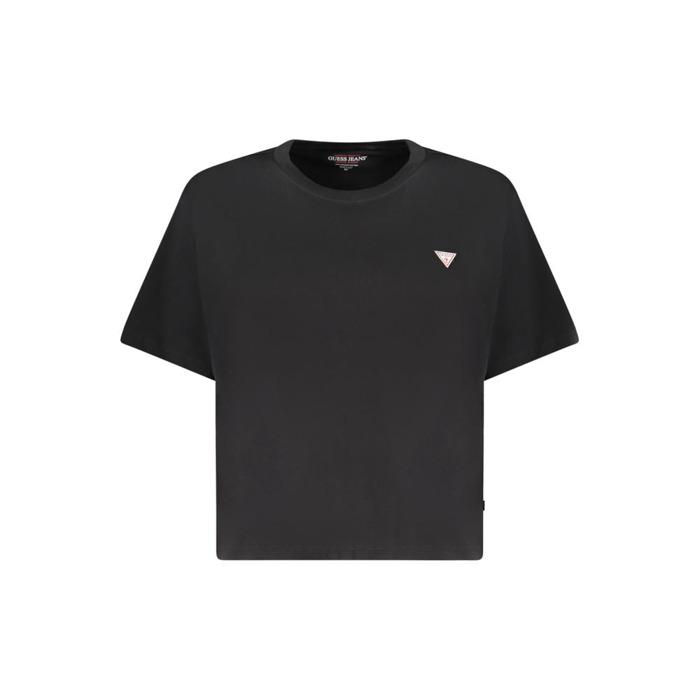 Guess Jeans Black Cotton Women Top