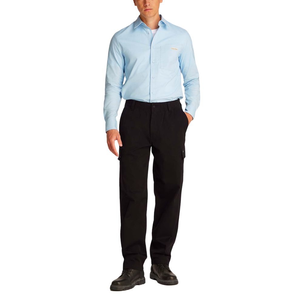 Calvin Klein Jeans Black Cotton Pant