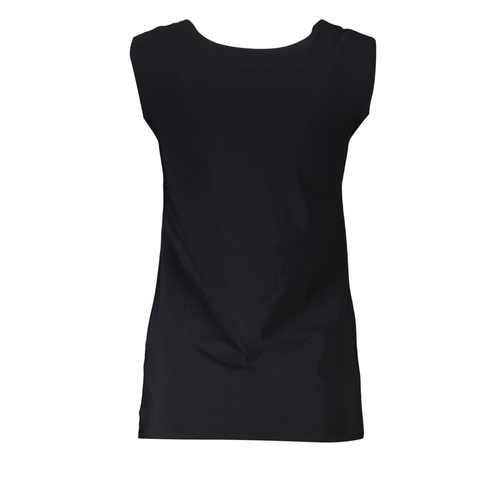 Patrizia Pepe Black Elastane Tank Top