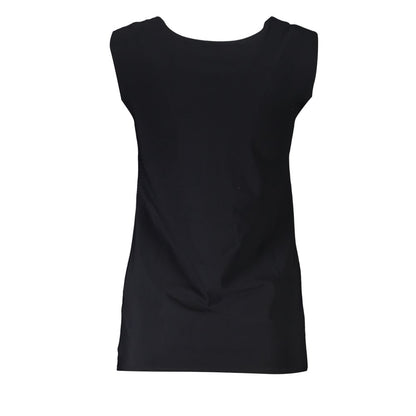 Patrizia Pepe Black Elastane Tank Top