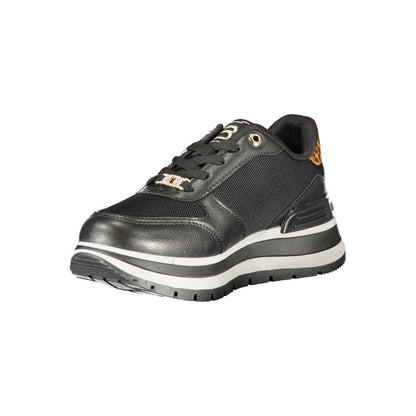Laura Biagiotti Black Polyester Women Sneakers
