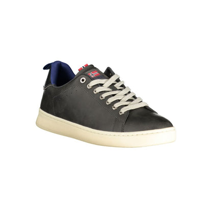 Norway 1963 Black Polyurethane Men Sneaker