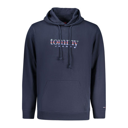 Tommy Hilfiger Blue Cotton Men Hoodie