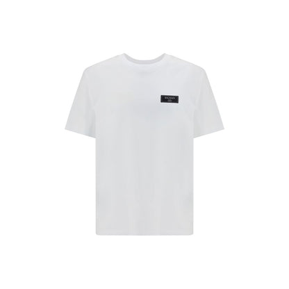 Balmain White Cotton T-Shirt