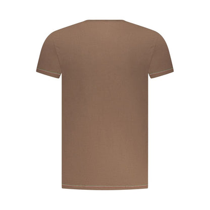 Aeronautica Militare Marrone Cotton Men T-Shirt