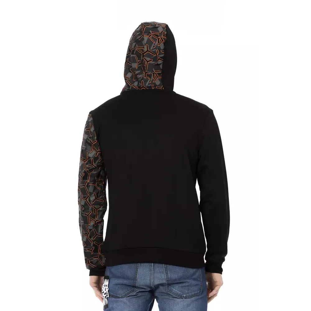 Automobili Lamborghini Black Cotton Men's Hoodie