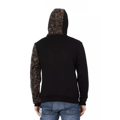 Automobili Lamborghini Black Cotton Men's Hoodie