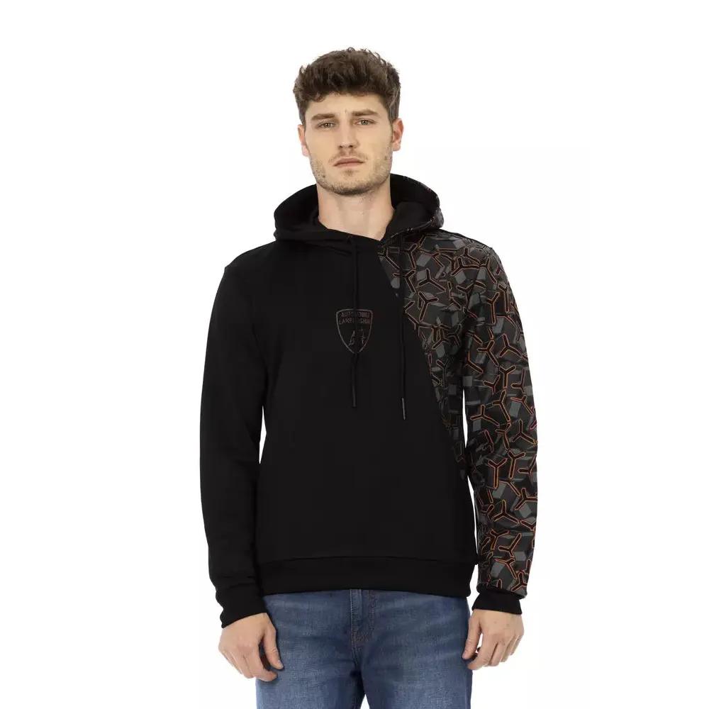 Automobili Lamborghini Black Cotton Men's Hoodie
