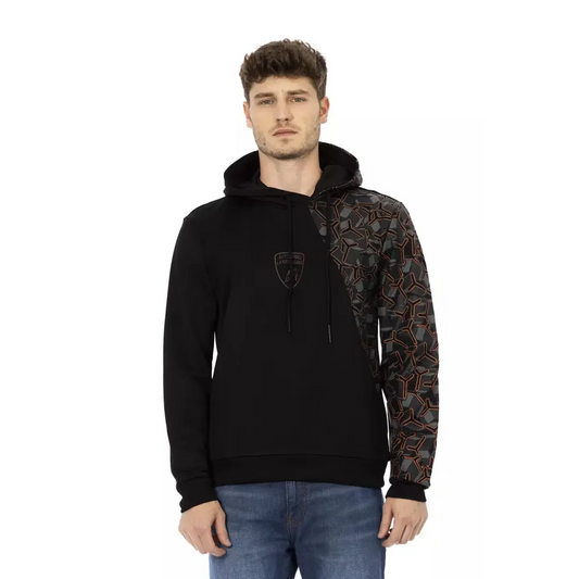 Automobili Lamborghini Black Cotton Men's Hoodie