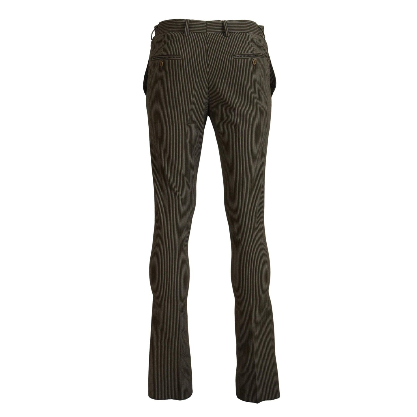 BENCIVENGA Multicolor Striped Pure Cotton Men Pants
