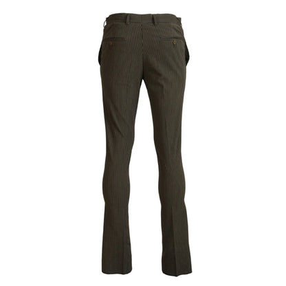 BENCIVENGA Multicolor Striped Pure Cotton Men Pants