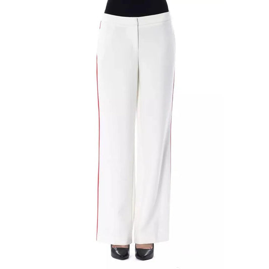 BYBLOS White Polyester Women Pants