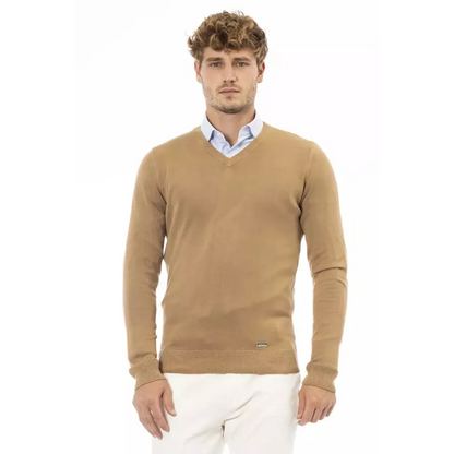 Baldinini Trend Beige Modal Men Sweater