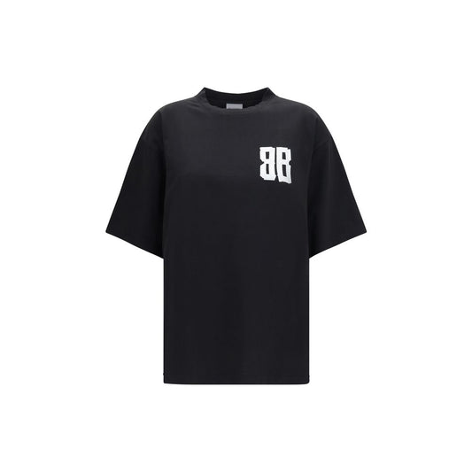 Balenciaga Black Cotton T-Shirt