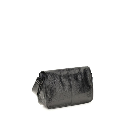 Balenciaga Black Lamb Ovis Aries Aries Shoulder Bag