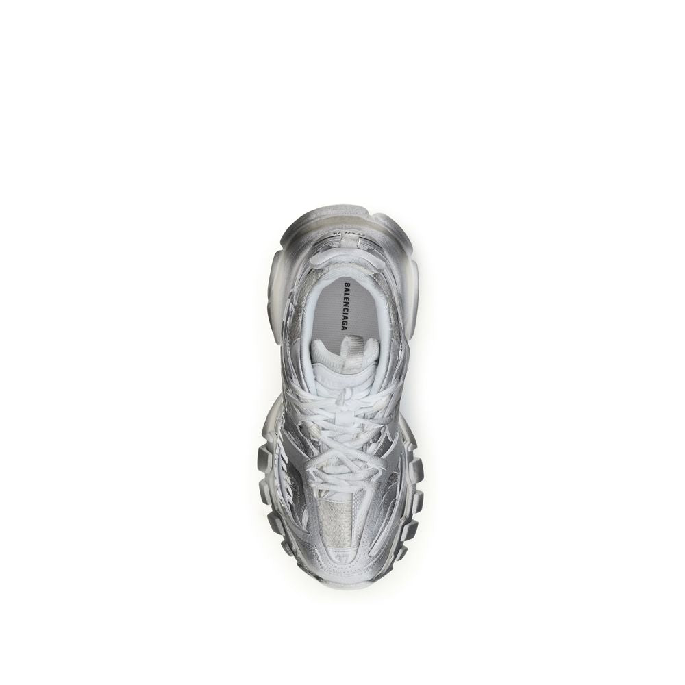 Balenciaga Gray Polyamide Athletic Sneakers