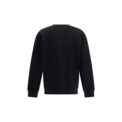 Balmain Black Cotton Sweatshirt