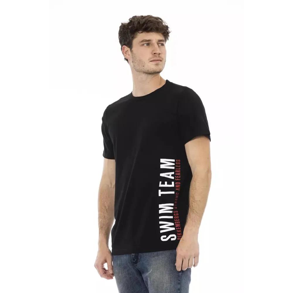 Bikkembergs Black Cotton Men T-Shirt