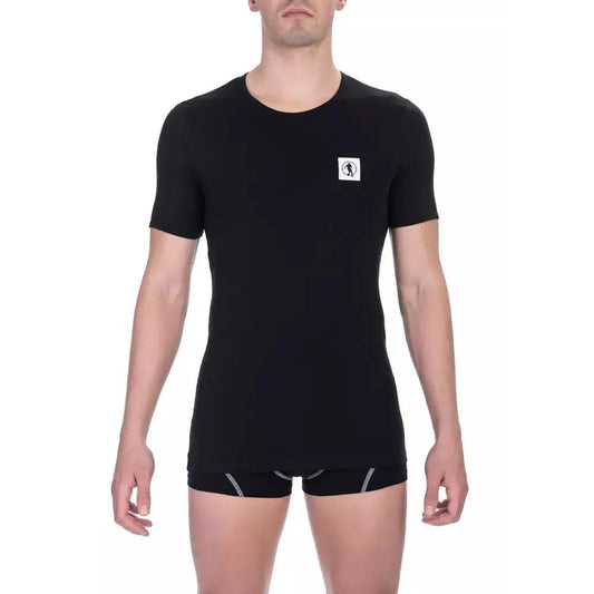 Bikkembergs Black Cotton Men T-Shirt Twin Pack