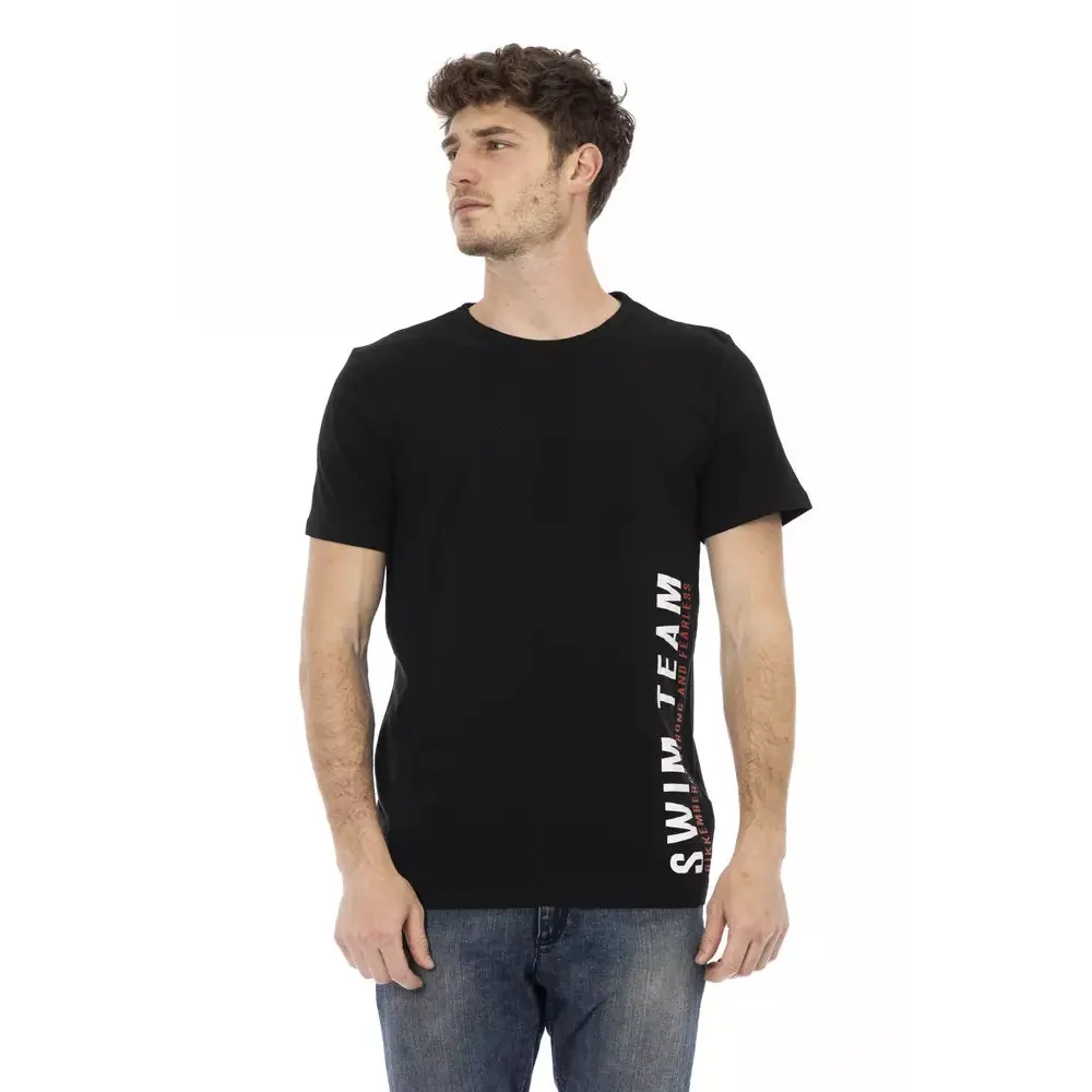 Bikkembergs Black Cotton Men T-Shirt