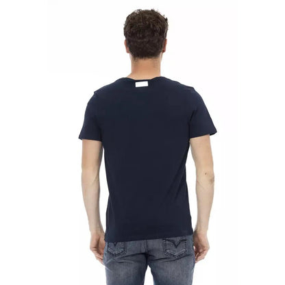 Bikkembergs Blue Cotton Men T-Shirt
