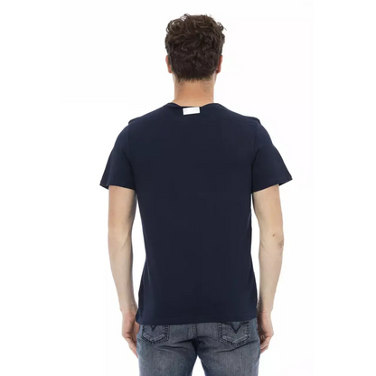 Bikkembergs Blue Cotton Men T-Shirt