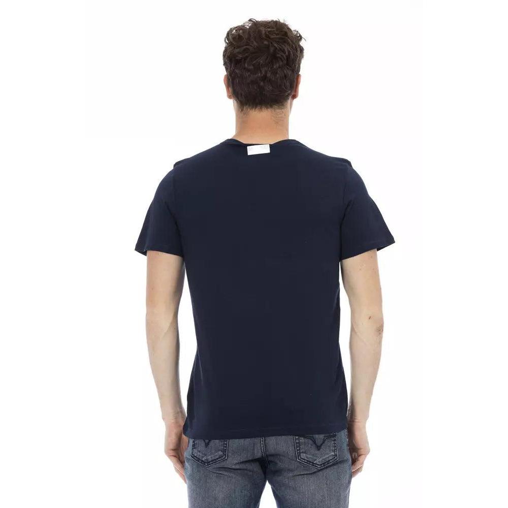 Bikkembergs Blue Cotton Men T-Shirt