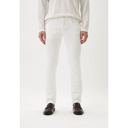 Bikkembergs White Cotton Blazer