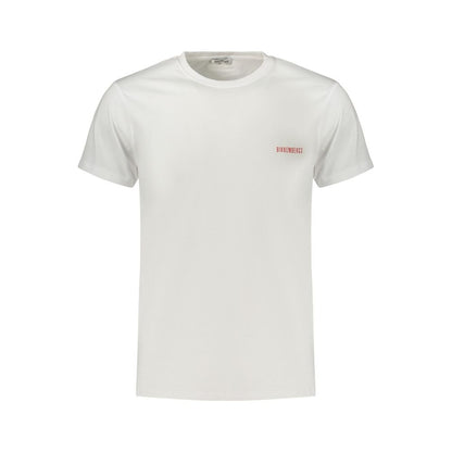 Bikkembergs White Cotton Mens T-Shirt
