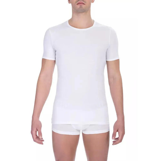 Bikkembergs White Cotton Men's T-Shirt