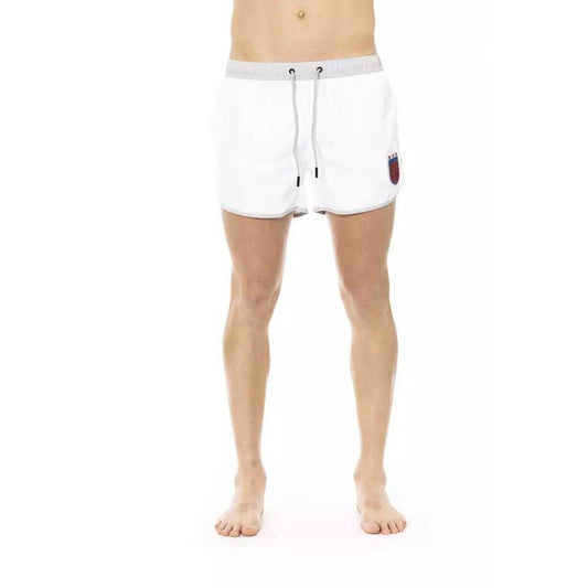 Bikkembergs White Polyester Men's Swim Short
