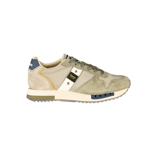 Blauer Verde Poliuretano Uomo Sneaker