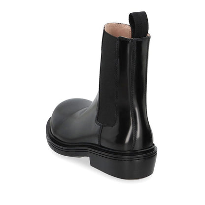 Bottega Veneta Black Calfskin Ankle Boots
