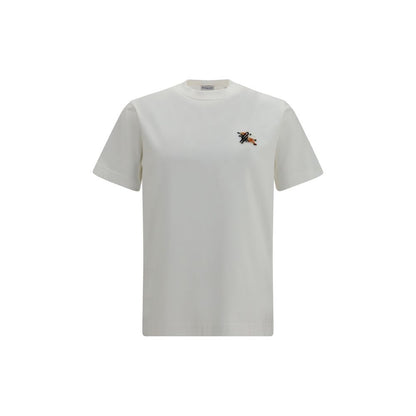 Burberry White Cotton T-Shirt