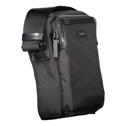 Calvin Klein Black Polyester Men's Shoulder Bag