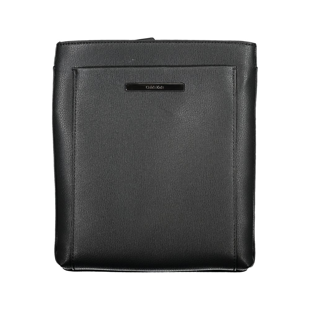 Calvin Klein Black Polyester Men's Shoulder Bag