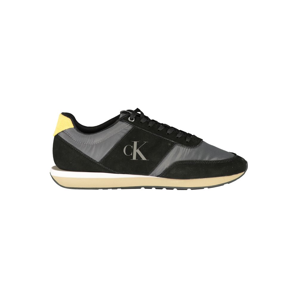 Calvin Klein Black Polyester Men's Sneaker