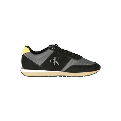Calvin Klein Black Polyester Men's Sneaker