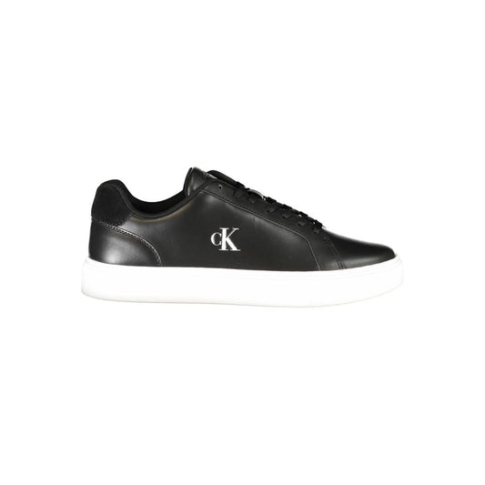 Calvin Klein Black Polyurethane Men's Sneaker