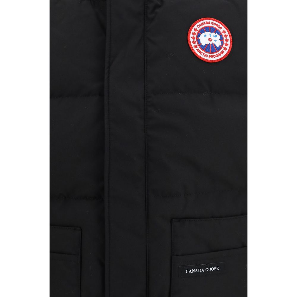 Canada Goose Black Recycled Polyester Sleeveless Jacket