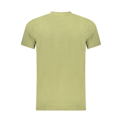 Cavalli Class Verde Cotton Mens T-Shirt