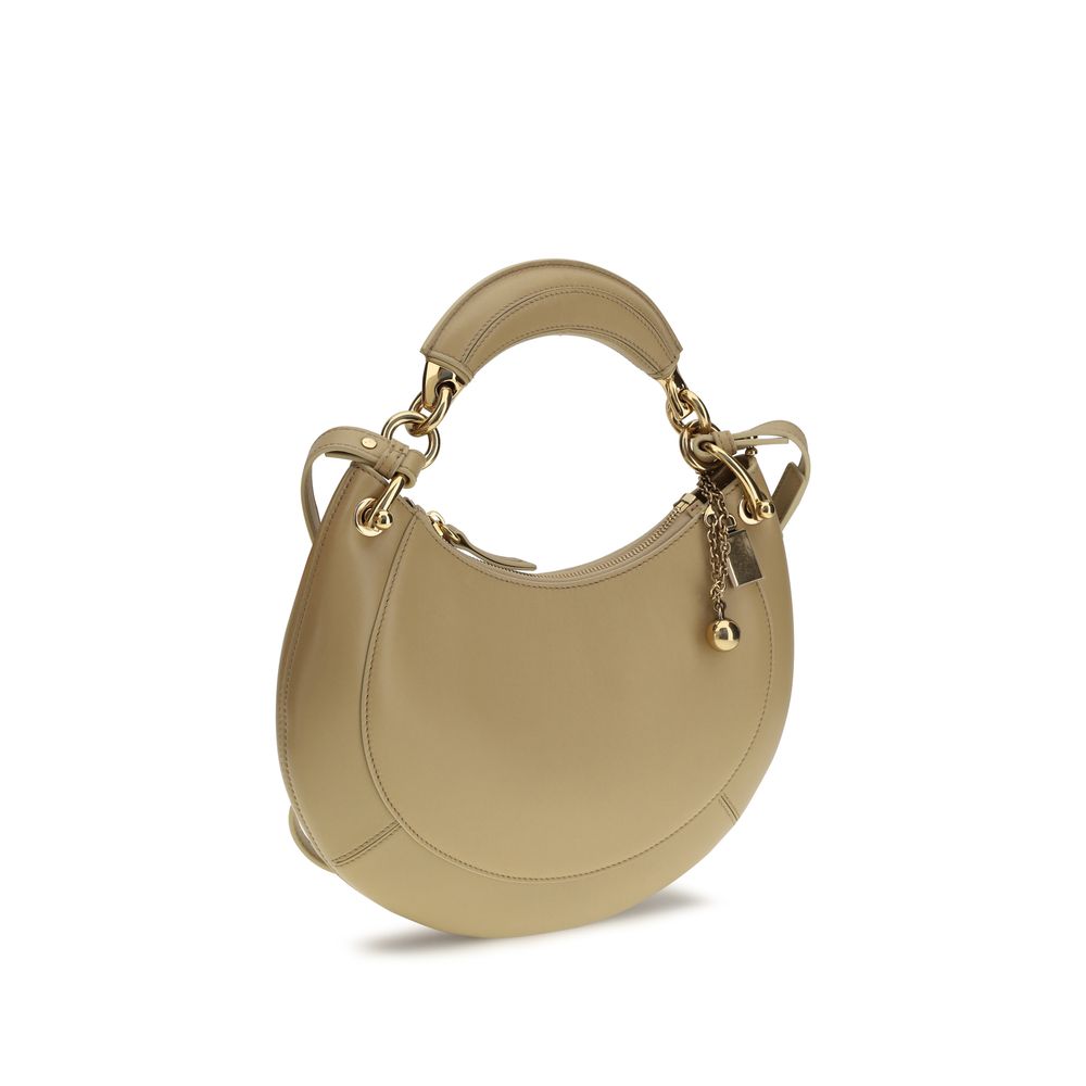 Chloé Beige Calf Leather Bos Taurus Shoulder Bag