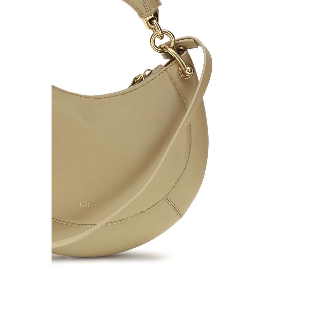Chloé Beige Calf Leather Bos Taurus Shoulder Bag