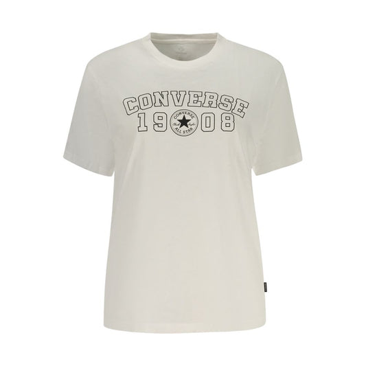 Converse White Cotton T-Shirt