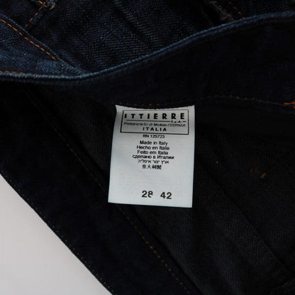 Costume National Blue Cotton Regular Fit Denim Jeans