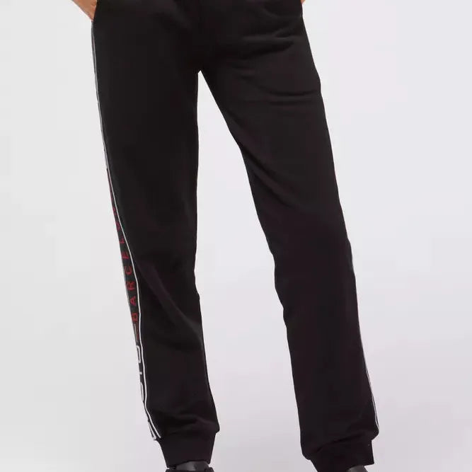 Custo Barcelona Black Cotton Women Sweatpant
