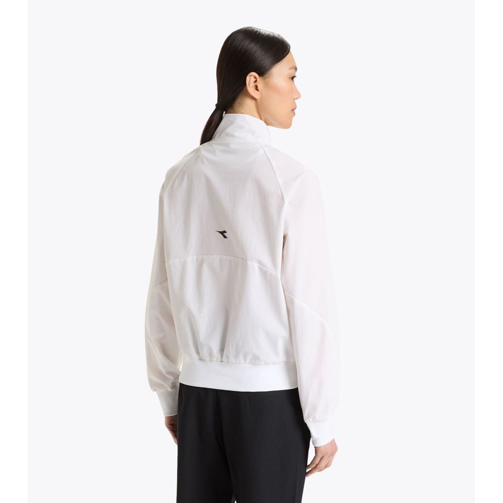 Diadora White Polyamide Shell Jacket